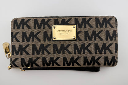 Michael Kors MK Zip-Around Large Accordion Wallet