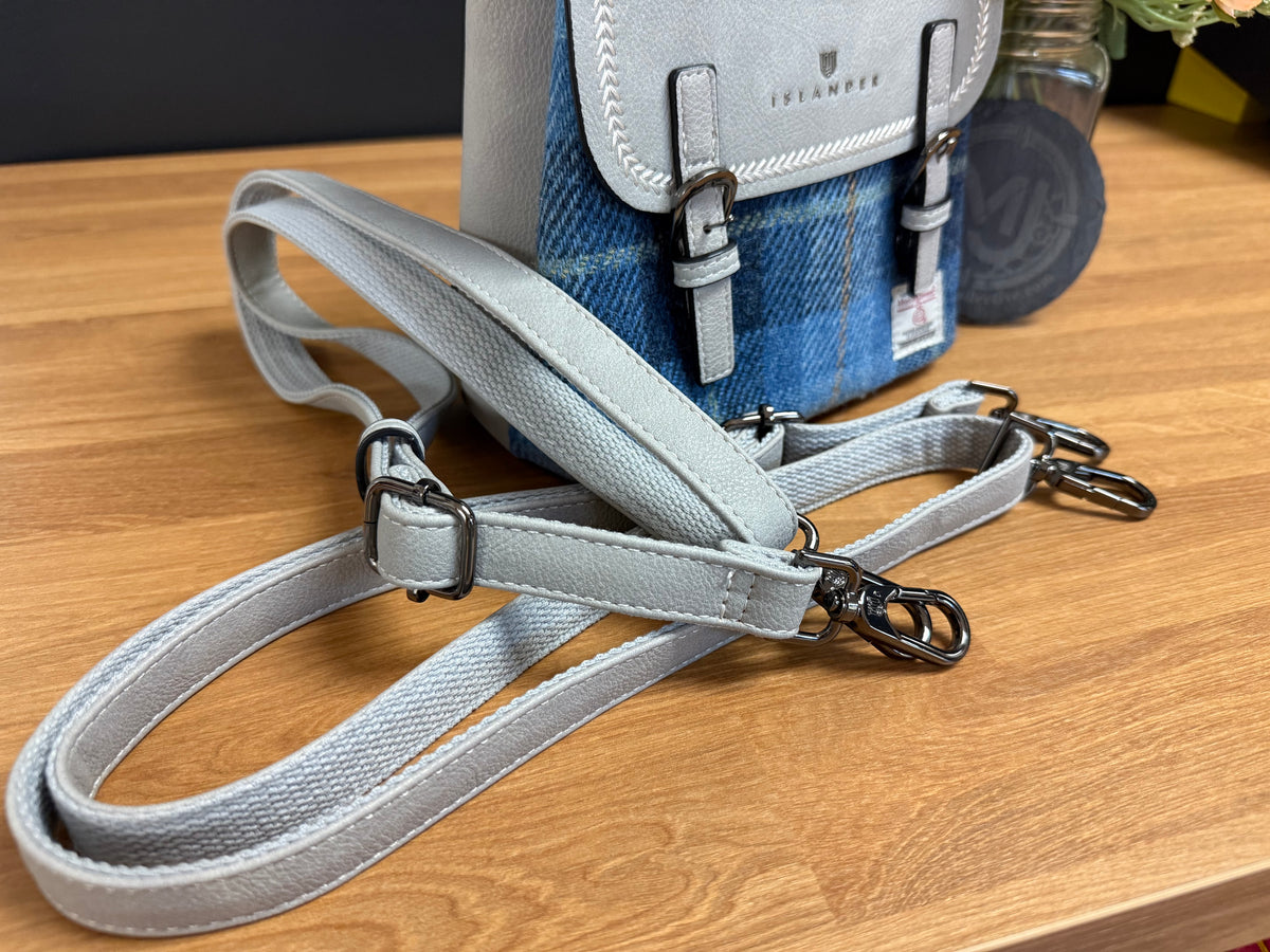 The Islander Harris Tweed mini backpack