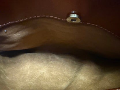 Patricia Nash Rosina Leather Satchel – Tan Cutout Tooled Pattern