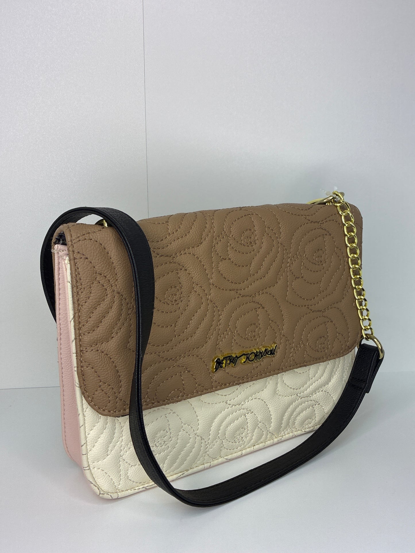 Betsey Johnson- Rose Quilted Shoulder Bag