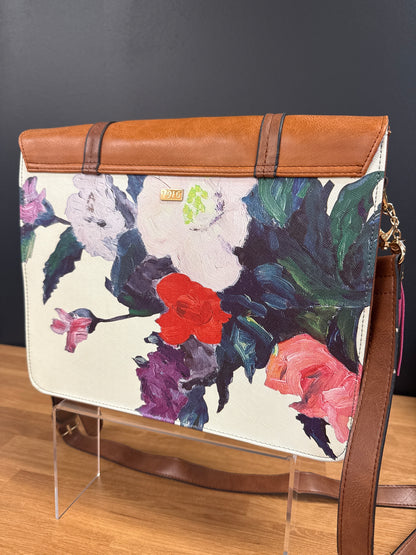 House of Disaster- 1916 Floral Satchel Messenger Bag