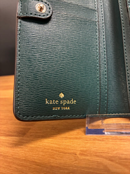 Kate Spade Darcy Large Slim Bifold Wallet- Seawater multi