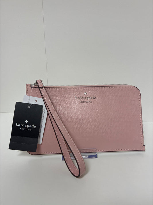 Kate Spade- Lucy, Textured Patent Leather, L-zip Card Holder Wristlet