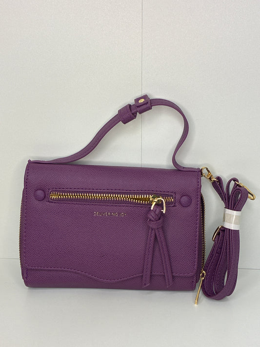 Delivering Joy- Purple Crossbody Bag