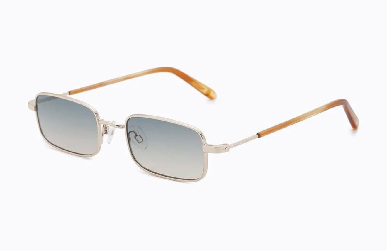 Carolina Lemke Berlin Eyewear - Tate Gold, Shiny, Light + Free Luxury Premium Case (CL3263-03)