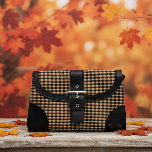 Longaberger Homestead Plaid shoulder bag/clutch
