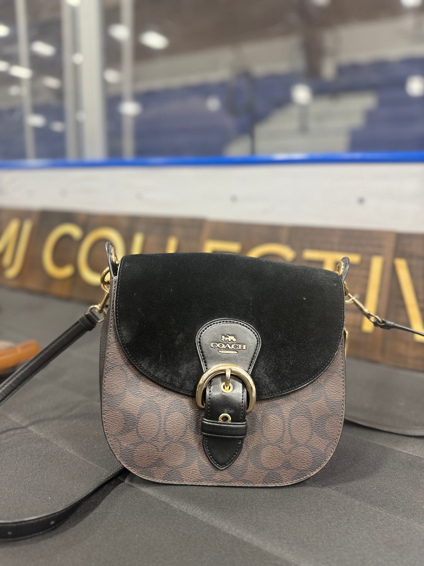 Coach Kleo Shoulder Bag 17- Coated cavas and suede