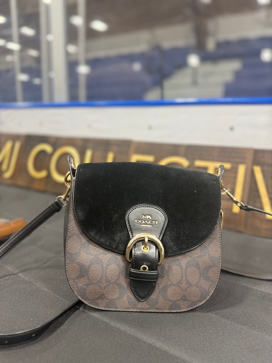 Coach Kleo Shoulder Bag 17- Coated cavas and suede