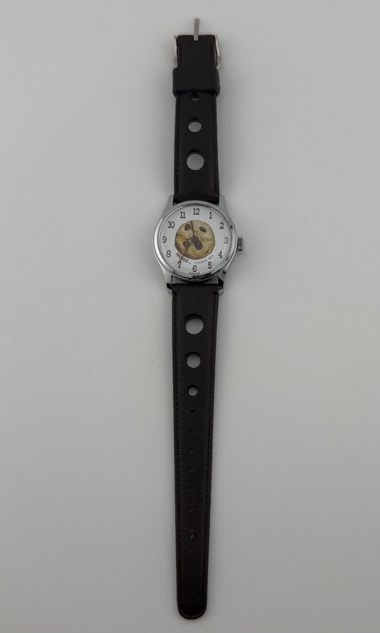 Unique! Vintage, pristine Nestlé Cookie Mix, Swiss Made Watch by Lafayette Watch Company