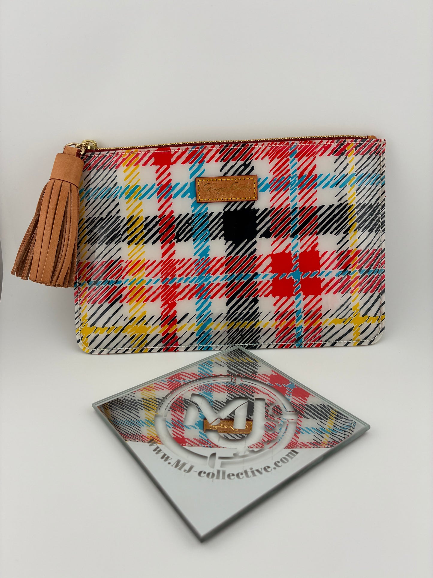 Dooney & Bourke Chatham plaid pouch- Vinyl