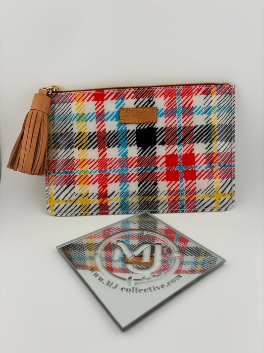 Dooney & Bourke Chatham plaid pouch- Vinyl
