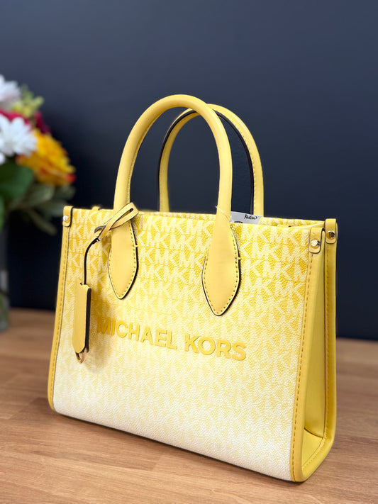 Michael Kors Mirella Small Ombré Signature Logo Crossbody