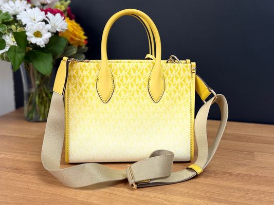 Michael Kors Mirella Small Ombré Signature Logo Crossbody
