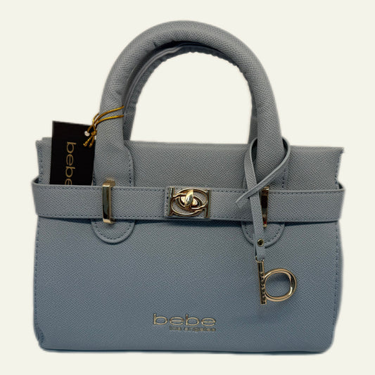 Bebe- Evie Small Satchel- Light Blue