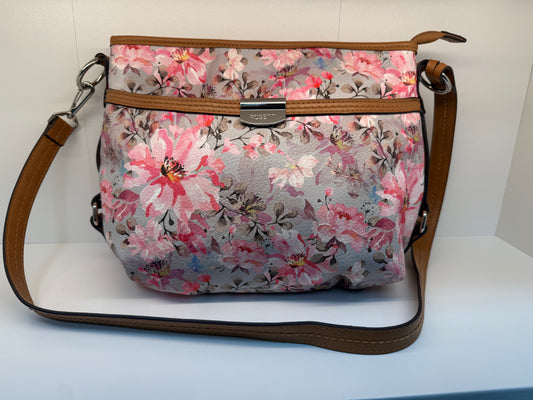 Rosetti- Watercolor Floral Medium Shoulder Bag