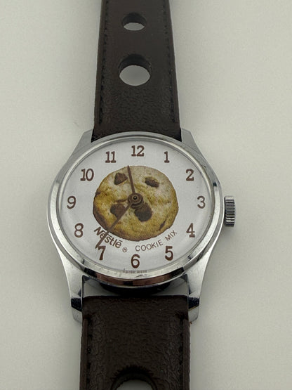 Unique! Vintage, pristine Nestlé Cookie Mix, Swiss Made Watch by Lafayette Watch Company