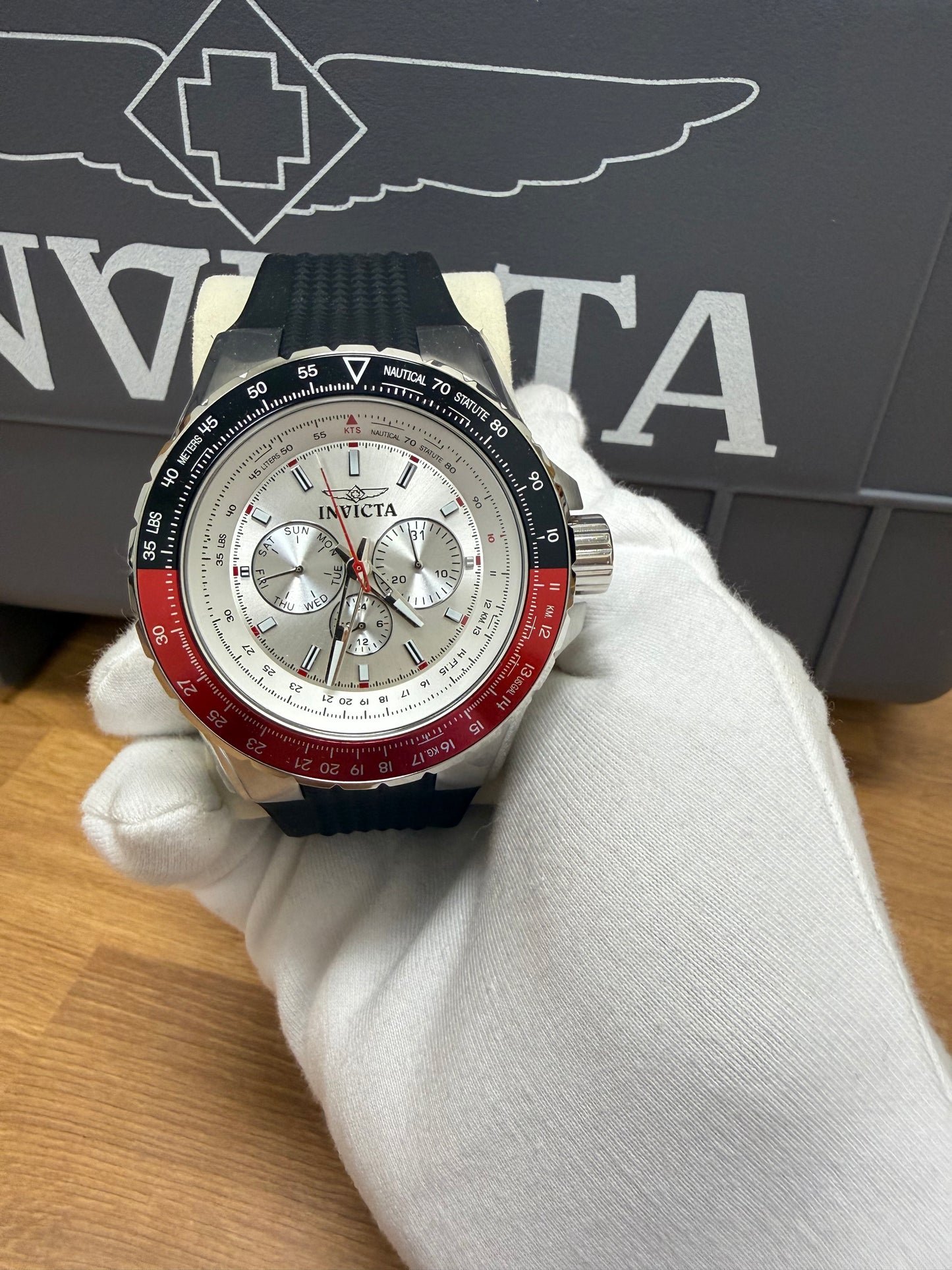 Invicta Aviator Skyshock Men's Watch - 50mm, Black