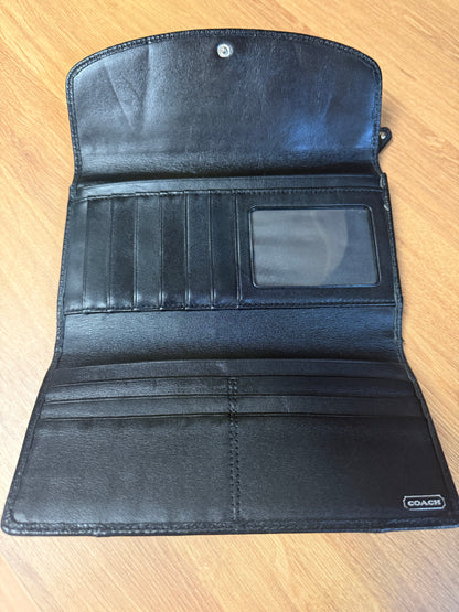 COACH Madison Leather Checkbook Wallet
