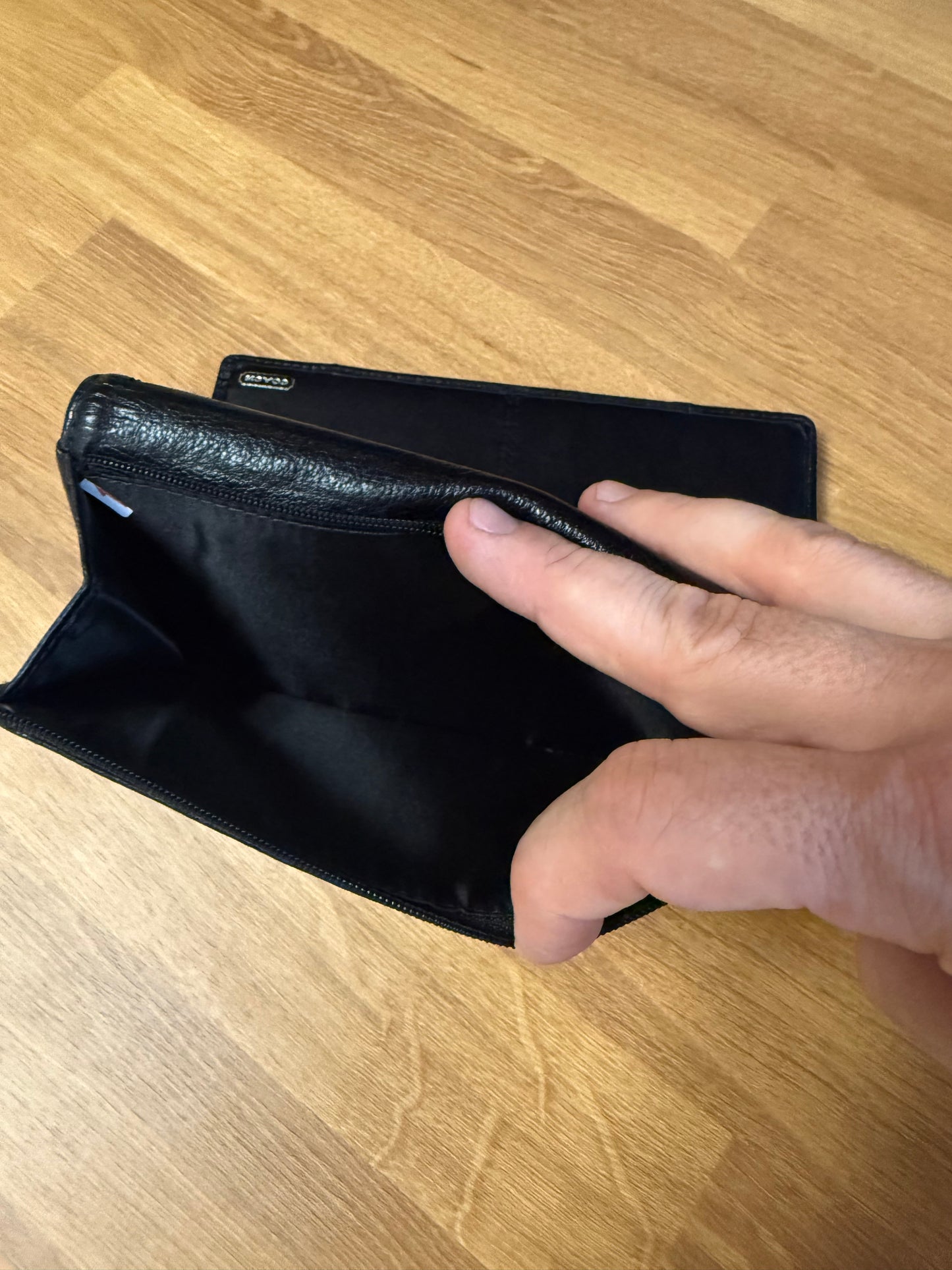 COACH Madison Leather Checkbook Wallet