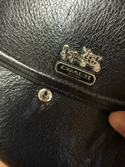COACH Madison Leather Checkbook Wallet