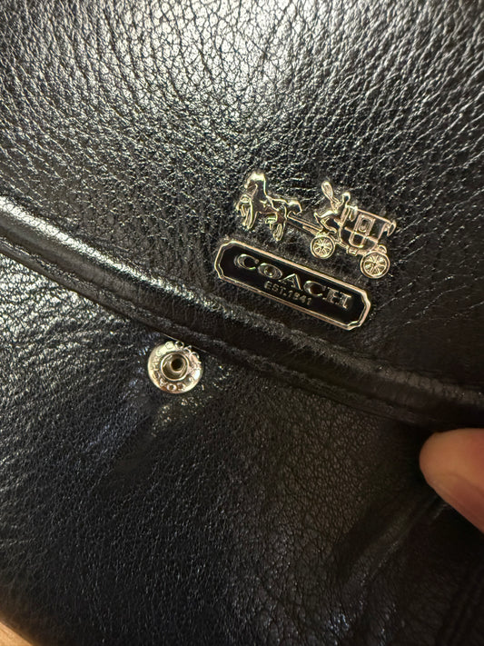 COACH Madison Leather Checkbook Wallet