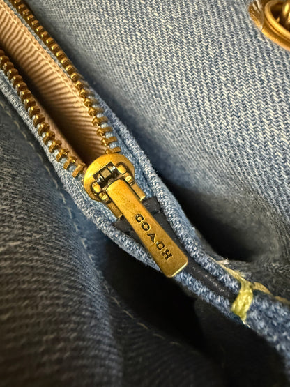 COACH Tabby 26 Quilted Denim Shoulder Bag