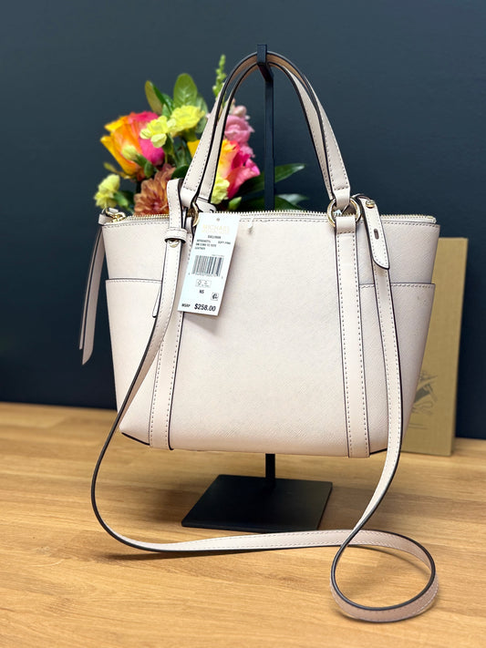 Michael Kors Sullivan Saffiano leather top-zip tote in Soft Pink