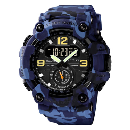 Activa X Invicta BlackOps digital – 56mm, Blue Camouflage