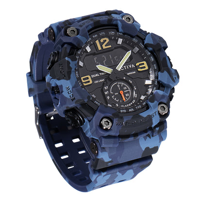 Activa X Invicta BlackOps digital – 56mm, Blue Camouflage
