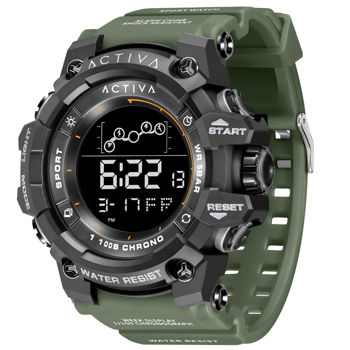 Activa Summit X Invicta Digital - 50mm. Black and green