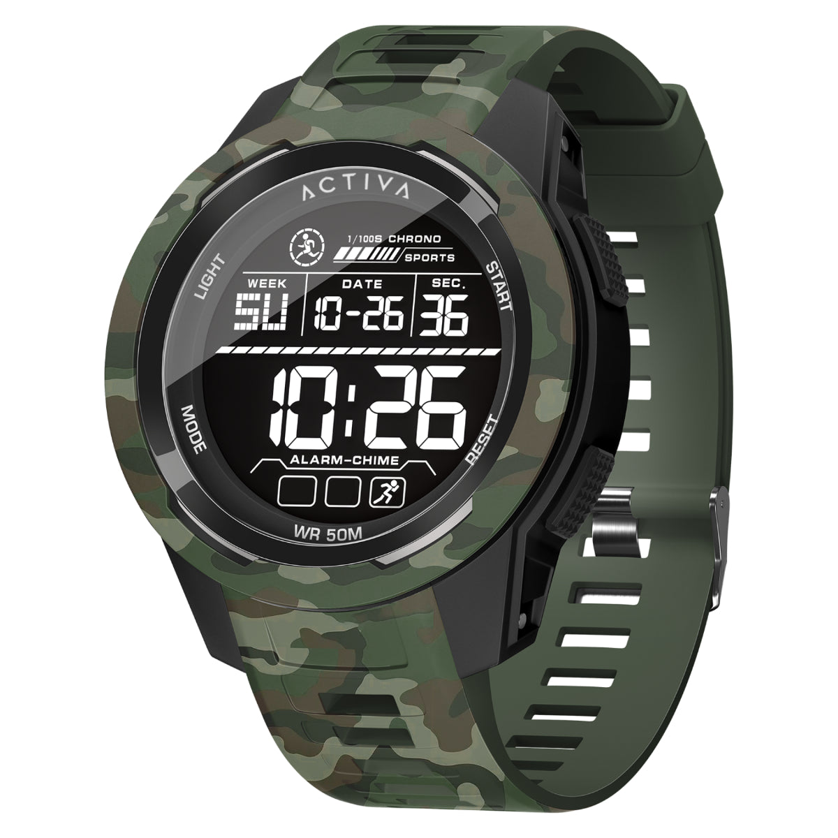 Activa Ranger X Terrain Invicta Digital  - 45mm, Camouflage, Green