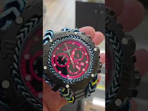 Invicta Gladiator Swiss Ronda Z60 Caliber Watch - 58.3mm, Ice Blue, Black (48611)